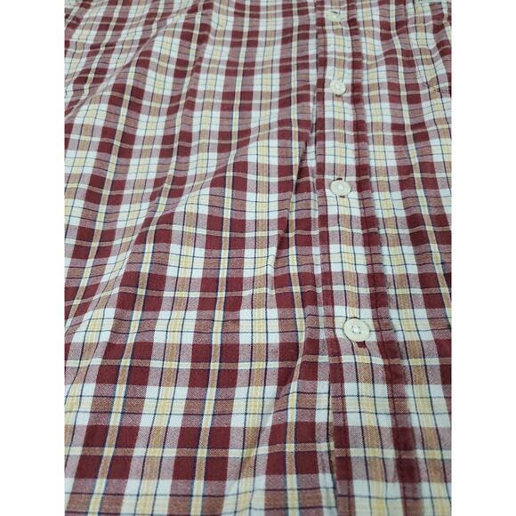 Tommy Jeans Mens Button Up Shirt Multicolor Size XL 100% Cotton Short Sleeve - Picture 9 of 12